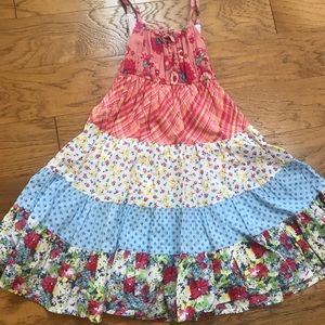 Cutey Couture summer tiered dress, size 5/6